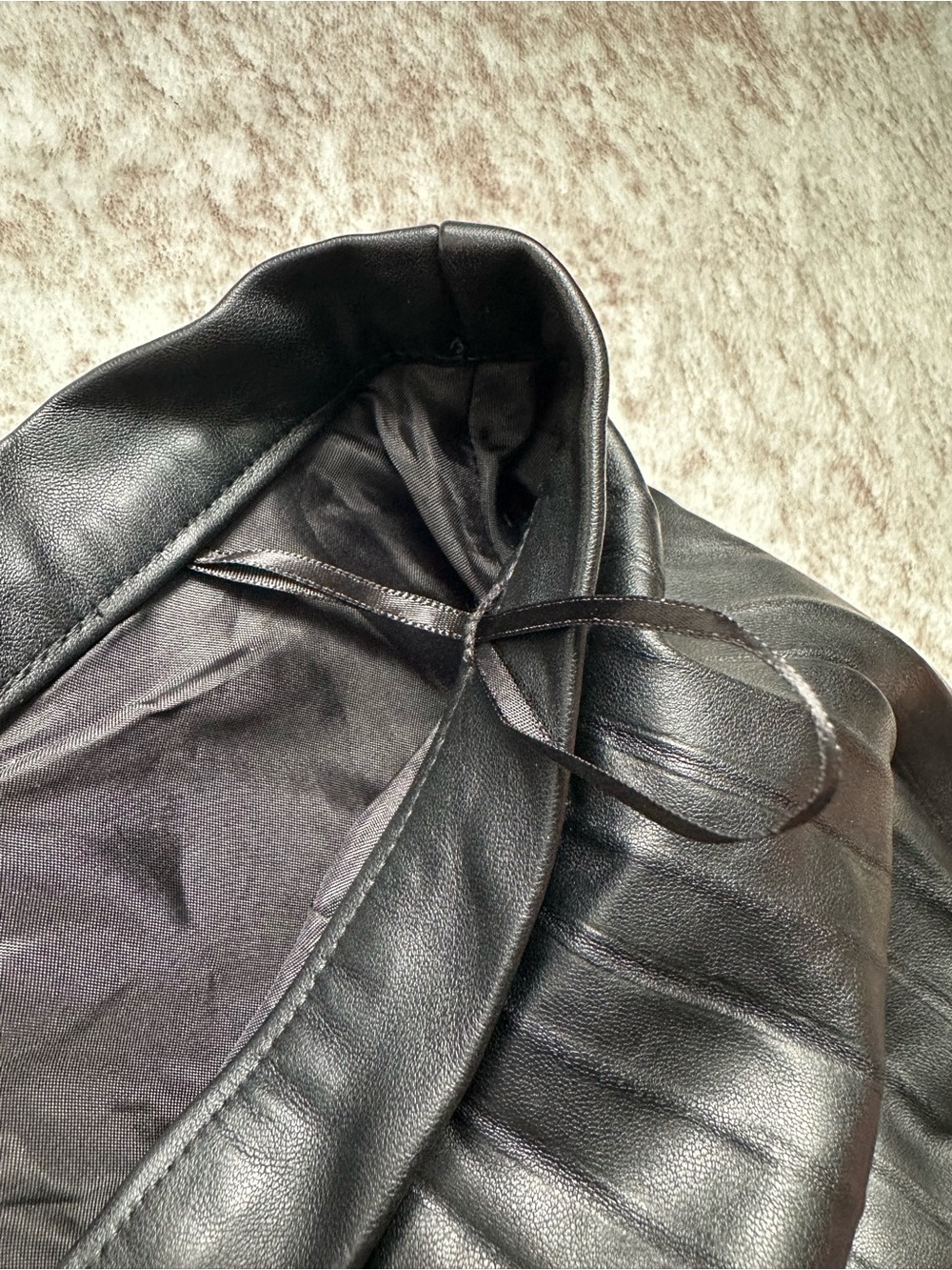 J.Crew Faux Leather Pleated Skirt in Black - EUC - Picture 15 of 15